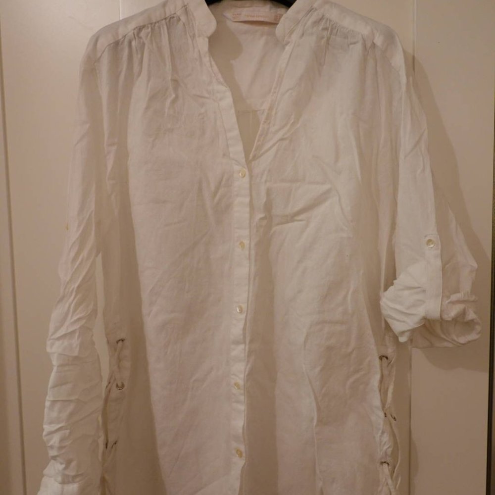 Zara - white button down shirt